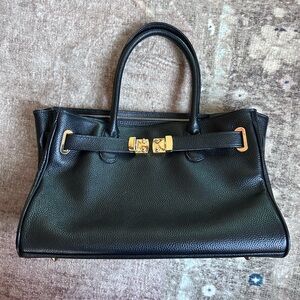 Onna Ehrlich Black Leather ‘MAYA’ Bag EUC No Flaws!